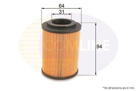 - Фільтр оливи (аналогWL7446/OX347D) - (15430RSRE01) COMLINE CHN11563
