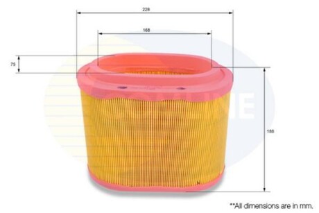 Воздушный фильтр - COMLINE CHY12263