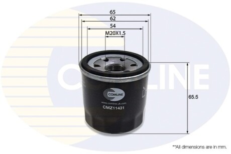 - Фільтр оливи (аналогWL7200/OC195) - COMLINE CMZ11431