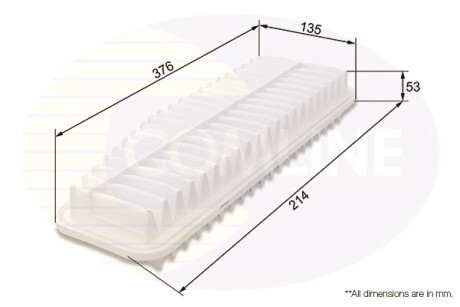 Воздушный фильтр - COMLINE CTY12075