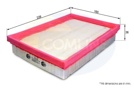 - Фільтр повітря (аналогWA6650/LX1259) - (1780102060, 1780102060B, 1780102060A) COMLINE CTY12260
