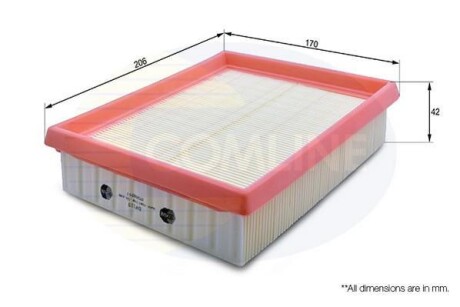 Повітряний фільтр - COMLINE EAF115