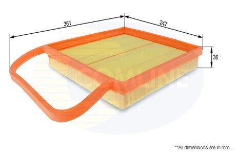 Повітряний фільтр - (03D129620) COMLINE EAF481