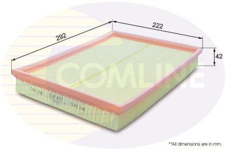 Воздушный фильтр - COMLINE EAF487