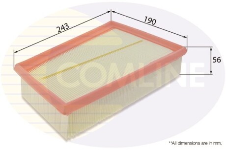 Повітряний фільтр - (8200302666, 8200371663, 8200261781) COMLINE EAF506