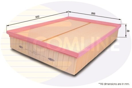 Повітряний фільтр - COMLINE EAF630