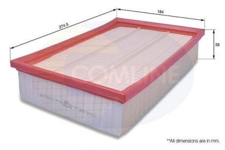 Повітряний фільтр - COMLINE EAF642