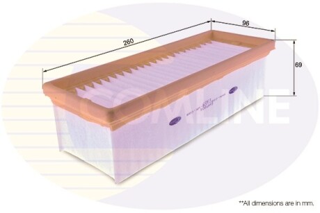 Повітряний фільтр - COMLINE EAF801