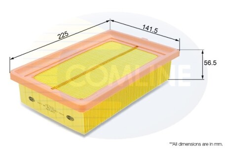 Воздушный фильтр - COMLINE EAF876