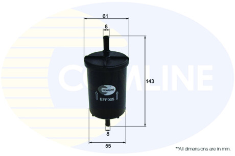 - Фільтр палива (аналогWF8034/KL416/1) - COMLINE EFF005