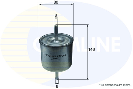 - Фільтр палива (аналогWF8069/KL61) - COMLINE EFF009