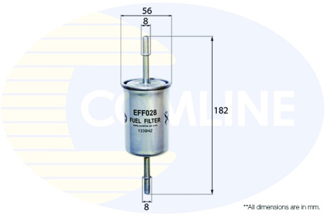 Паливний фільтр - (z60520490B, Z60520490C, Z60520490) COMLINE EFF028