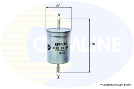 - Фільтр палива (аналогWF8041/KL79) - COMLINE EFF034