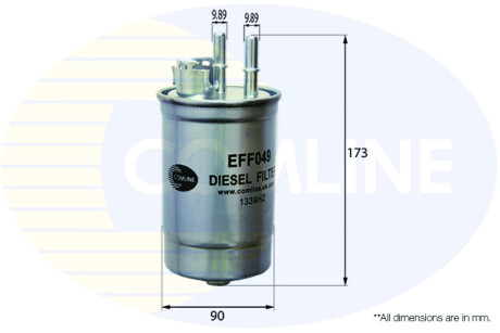 Топливный фильтр - COMLINE EFF049