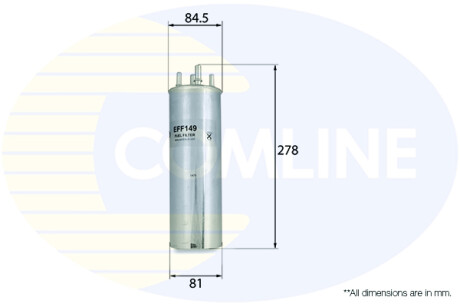 Паливний фільтр - COMLINE EFF149