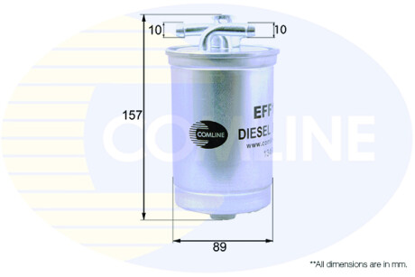 Паливний фільтр - (8E0127401, 8E0127401D, 8E0127435A) COMLINE EFF159