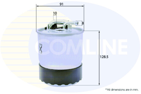 - Фільтр палива (аналогWF8353/KL228/2D) - COMLINE EFF178