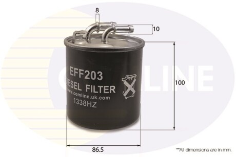 - Фільтр палива (аналогWF8425/KL723D) - COMLINE EFF203