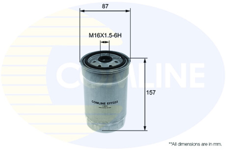 Топливный фильтр - COMLINE EFF222