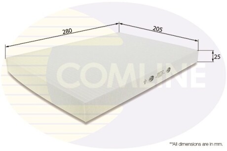 - Фільтр салону (аналогWP6810/LA31) - COMLINE EKF112