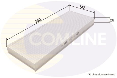 - Фільтр салону (аналогWP6808/LA45) - COMLINE EKF125