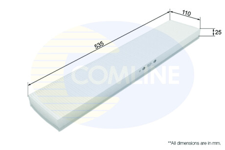 - Фільтр салону (аналогWP6848/LA226) - COMLINE EKF131