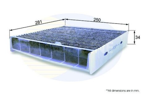 Фільтр салону - COMLINE EKF132A