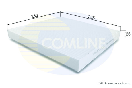 - Фільтр салону (аналогWP9368/LAK411) - COMLINE EKF172