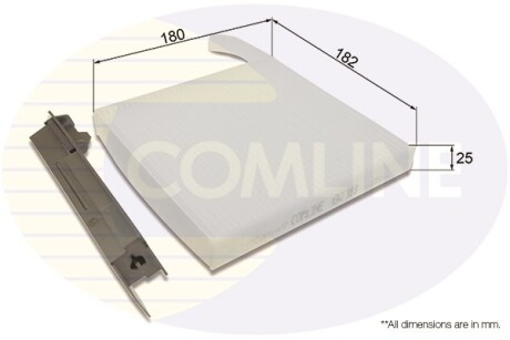 - Фільтр салону (аналогWP6990/LA230) - COMLINE EKF183