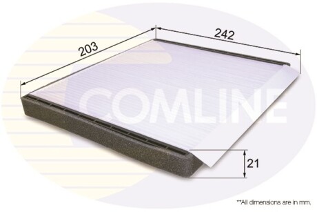 - Фільтр салону (аналогWP2046/LA447) - COMLINE EKF203