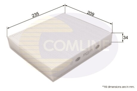 - Фільтр салону (аналогWP9230/LAK293) - COMLINE EKF214