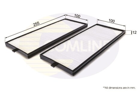 - Фільтр салону (аналогWP9244/LA195/S) - COMLINE EKF216