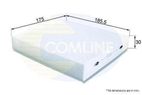 Фільтр салону - (08R79S50600, 80295S50003, 80291SAA505HE) COMLINE EKF225