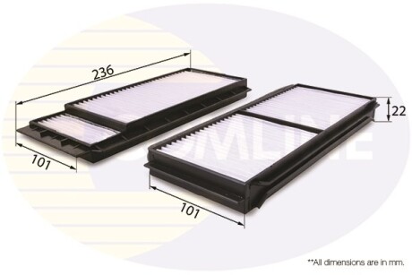 - Фільтр салону (аналогWP9282/LA346/S) - COMLINE EKF267