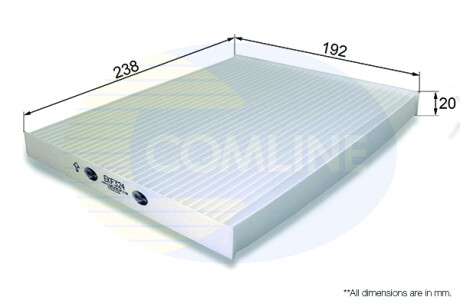 - Фільтр салону (аналогWP2064/LA464) - COMLINE EKF324