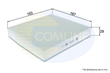 Фільтр салону - COMLINE EKF382