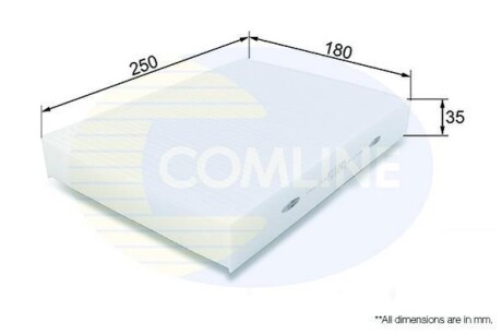 - Фільтр салону аналогWP2124) - COMLINE EKF386