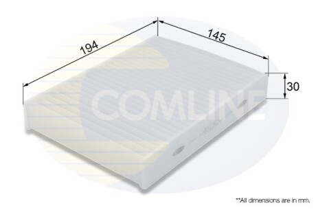 - Фільтр салону (аналогWP2132) - (88508YV010) COMLINE EKF404