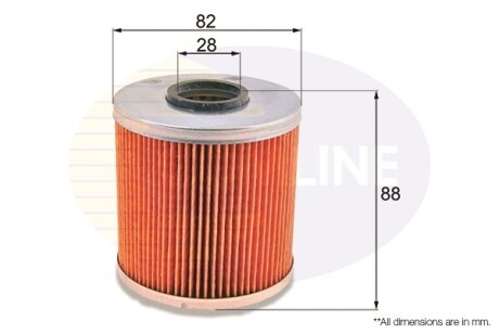 - Фільтр оливи (аналогWL7042/OX91D) - (1029, 11421709514OD, 11421709865OD) COMLINE EOF015