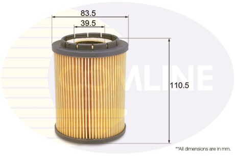 - Фільтр оливи (аналогWL7007/OX160D) - COMLINE EOF043