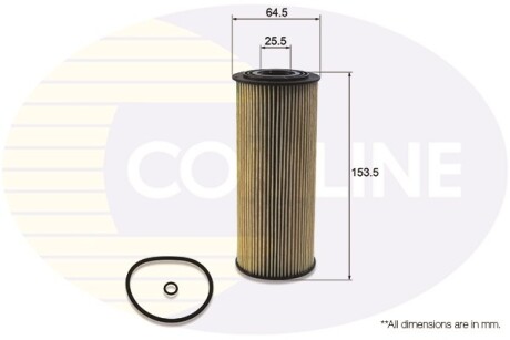 - Фільтр оливи (аналогWL7008/OX143D) - COMLINE EOF044