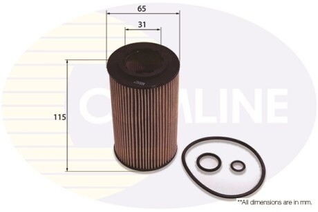 - Фільтр оливи (аналогWL7240/OX153D3) - COMLINE EOF073