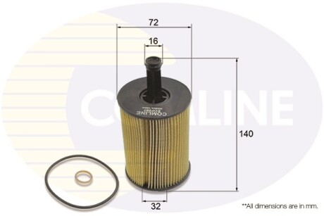 - Фільтр оливи (аналогWL7296/OX188D) - (045115466A, 045115466B, 045115466C) COMLINE EOF087 (фото 1)