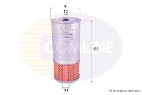 - Фільтр оливи (аналогWL7001/OX78D) - COMLINE EOF129