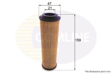 - Фільтр оливи (аналогWL7322/OX183/1D) - COMLINE EOF168