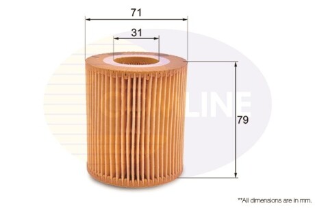 - Фільтр оливи (аналогWL7403/OX166/1D) - COMLINE EOF169