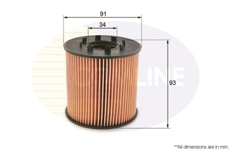 - Фільтр оливи (аналогWL7306/OX210D) - COMLINE EOF172