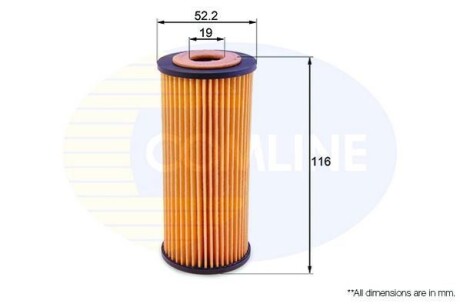 - Фільтр оливи (аналогWL7288) - COMLINE EOF183