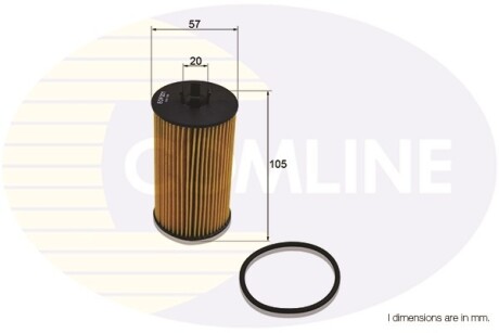 - Фільтр оливи (аналогWL7422) - COMLINE EOF201