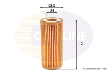 - Фільтр оливи (аналогWL7507/OX835D) - (06L115562B, 06L115466, 06L115562) COMLINE EOF264 (фото 1)